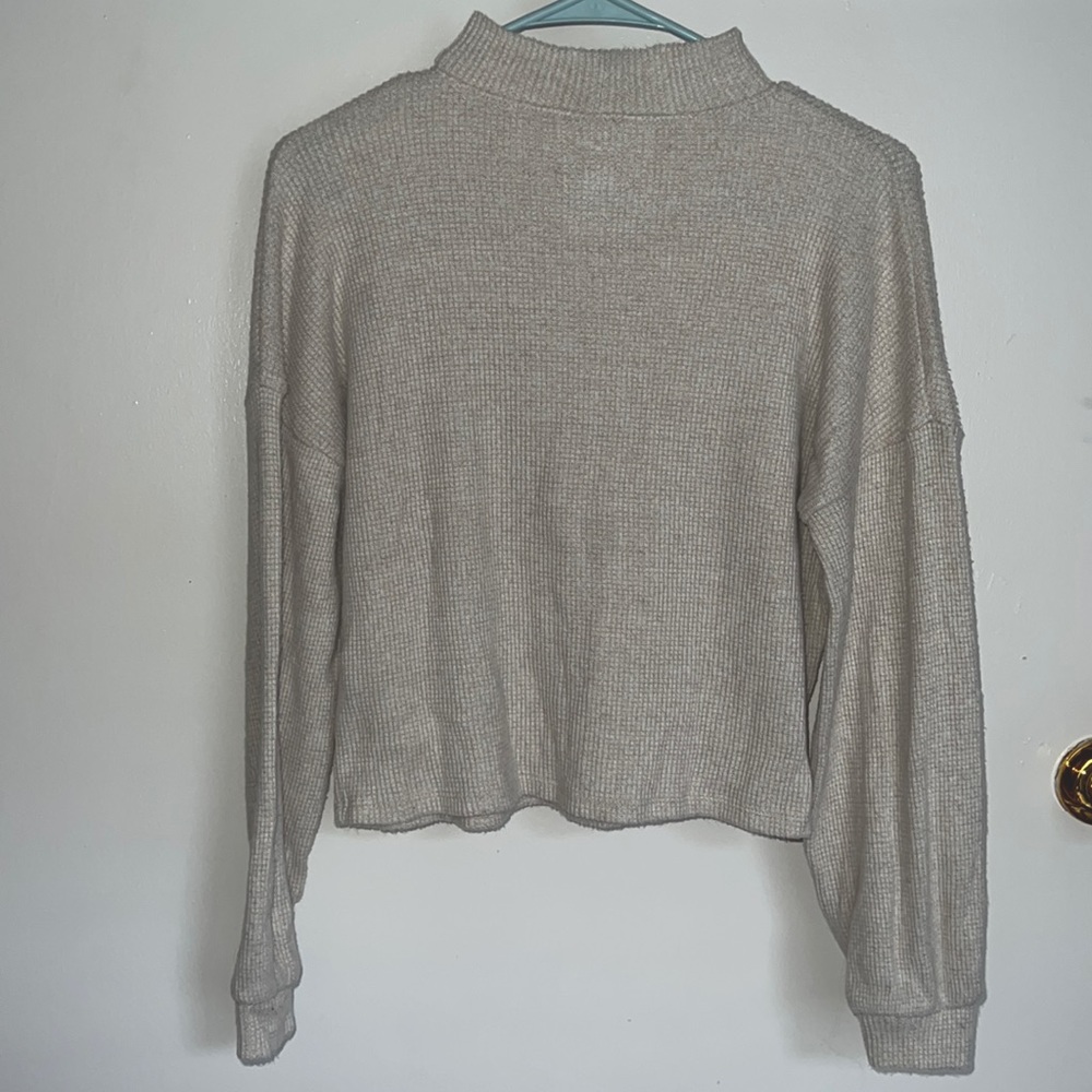 Mock turtle neck cozy top